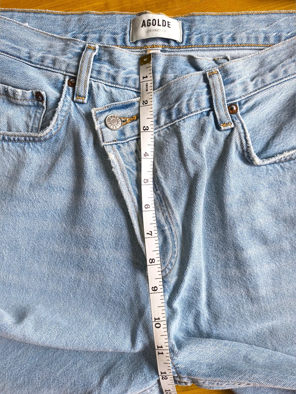 Agolde Criss Cross Upsized Jean in Wired Size 31 - Picture 12 of 13